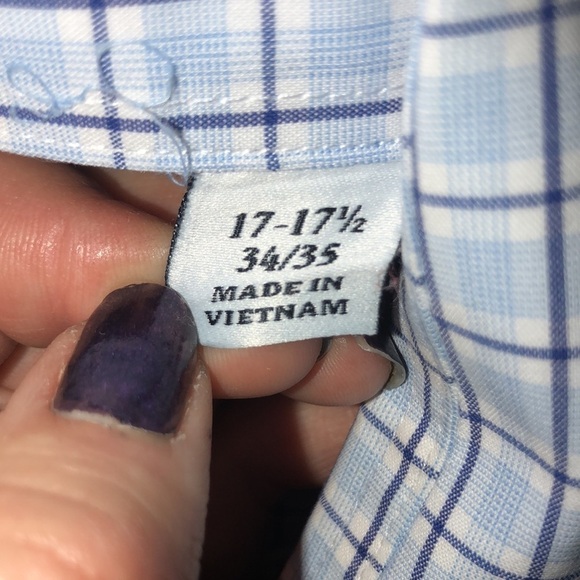 Haggar Classic Fit Long Sleeve Button Down - Picture 5 of 5